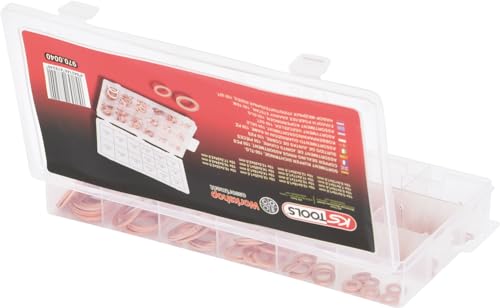KS TOOLS 970.0040 assortiment 150 joints cuivre 5-17,5 mm
