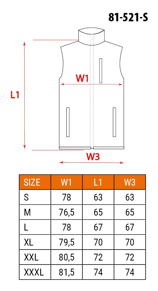 NEO Tools gilet sécurité 2 en 1 orange taille S