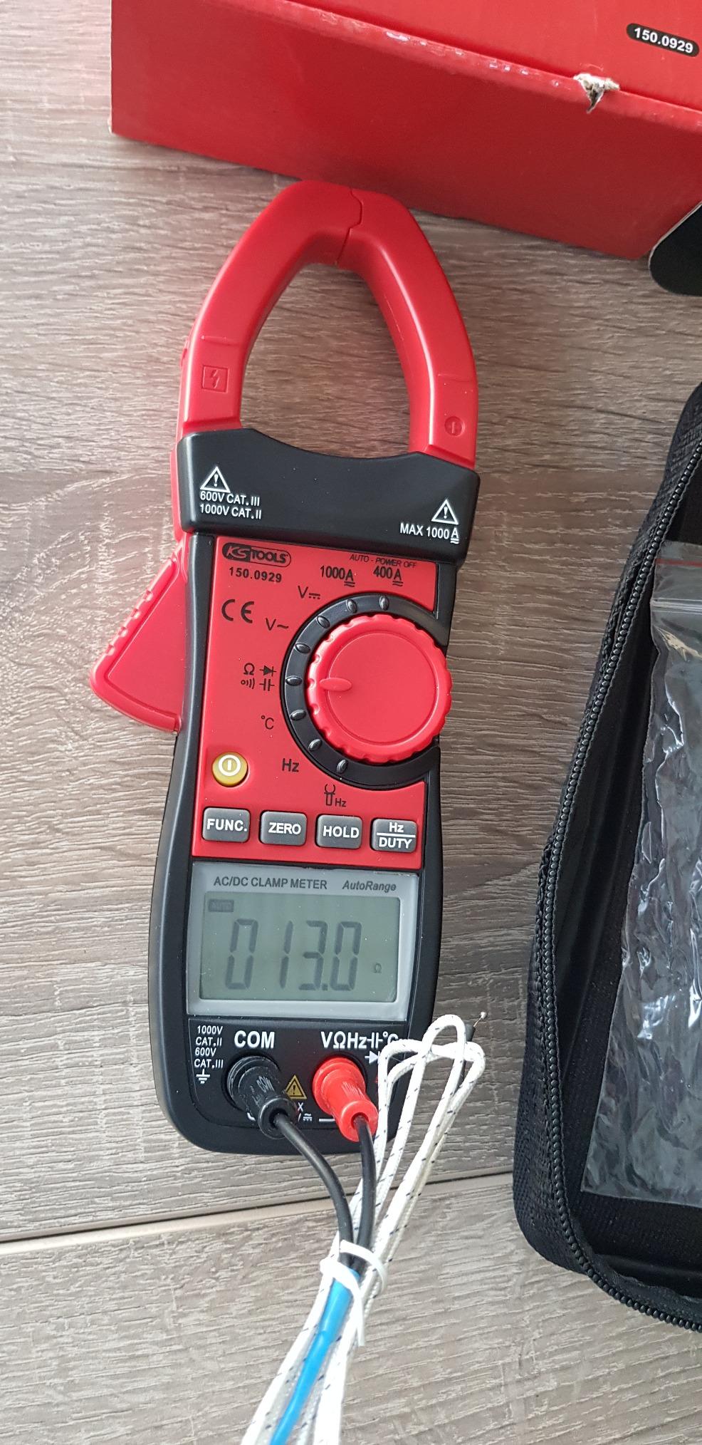 KS Tools 150.0929 pince ampèremétrique 1000V 45 mm