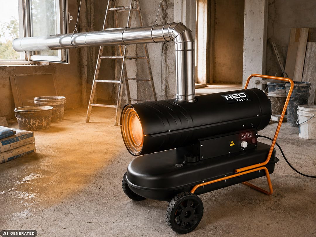 NEO TOOLS Chauffage fioul 20 kW 36 L avec échappement