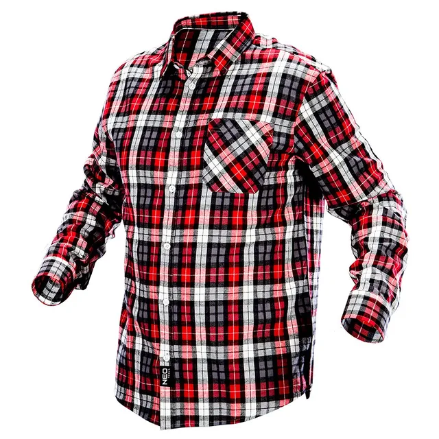 NEO TOOLS chemise flanelle bûcheron rouge S