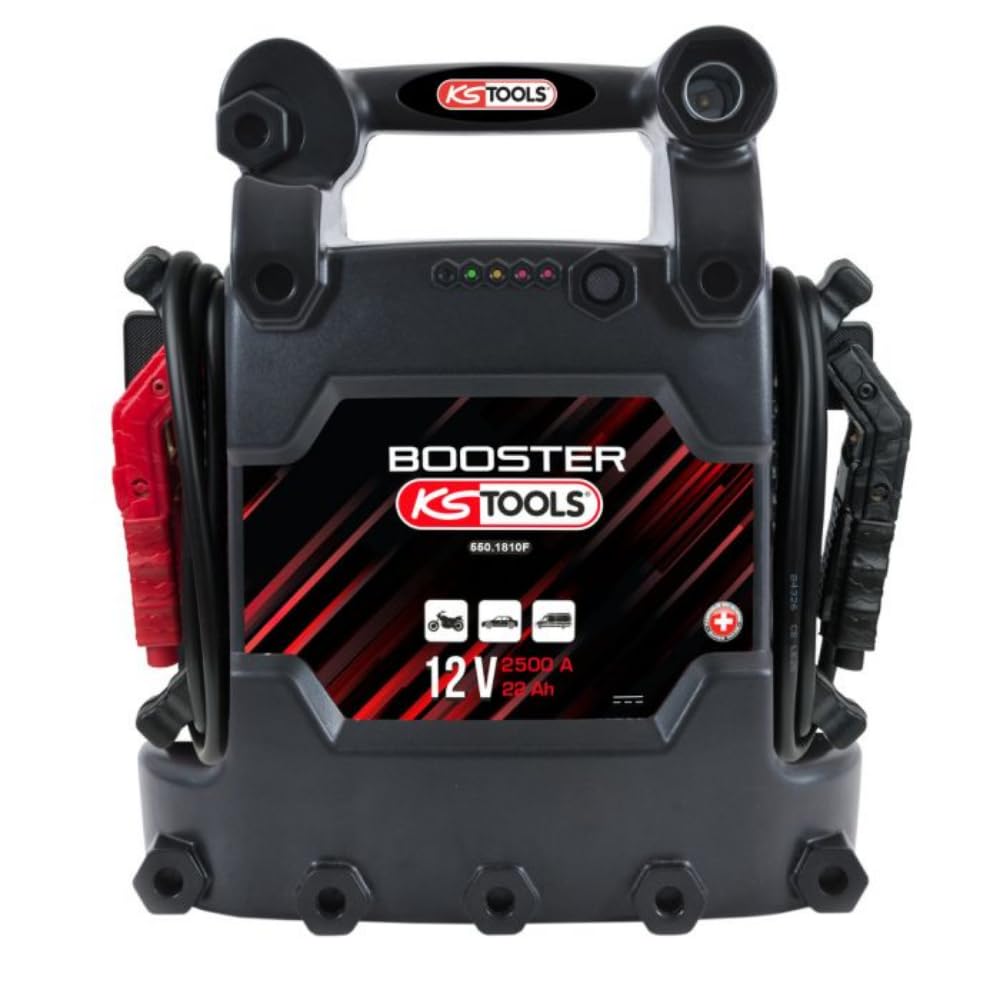 KS Tools 550.1925F booster batterie 12V 2500A gonfleur 3 en 1
