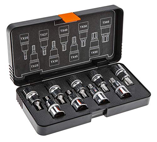 NEO TOOLS coffret embouts Torx 1/2" 9 pcs T20-T60
