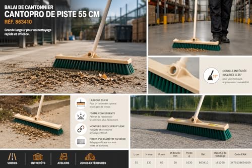 Mondelin Cantopro balai cantonnier 55cm
