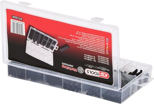 KS Tools 970.0230 assortiment gaine thermorétractable 127 pièces