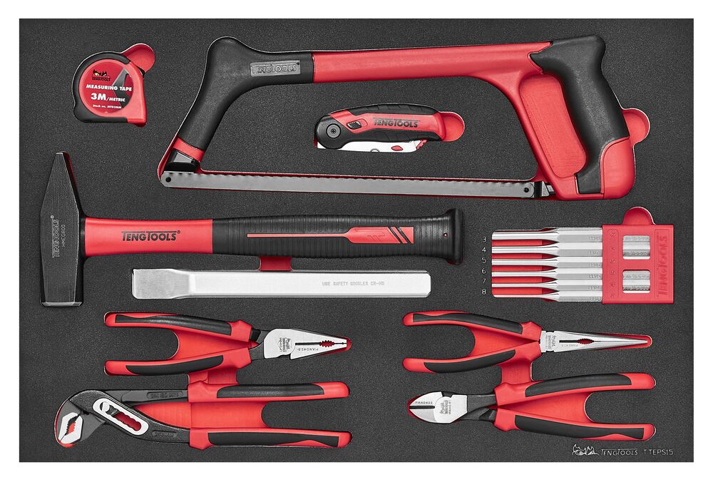 Teng Tools FOAM4X4 Coffret outils mousse 15 pièces