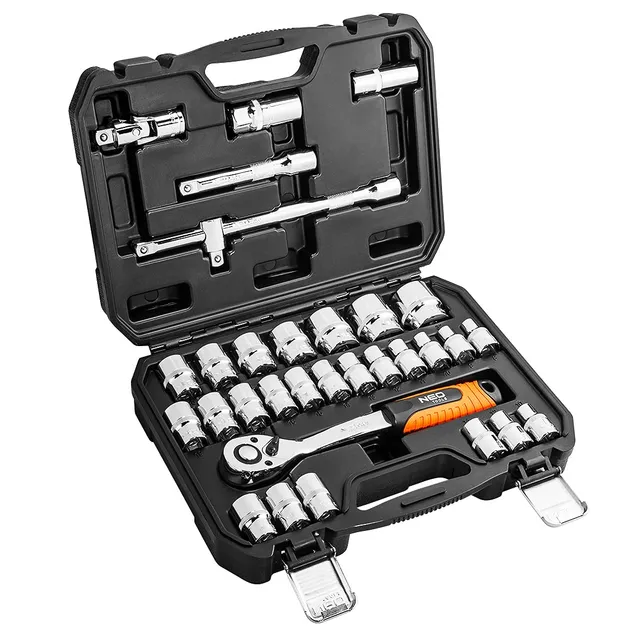 NEO TOOLS 08-662 coffret douilles 1/2 32 pièces CrV