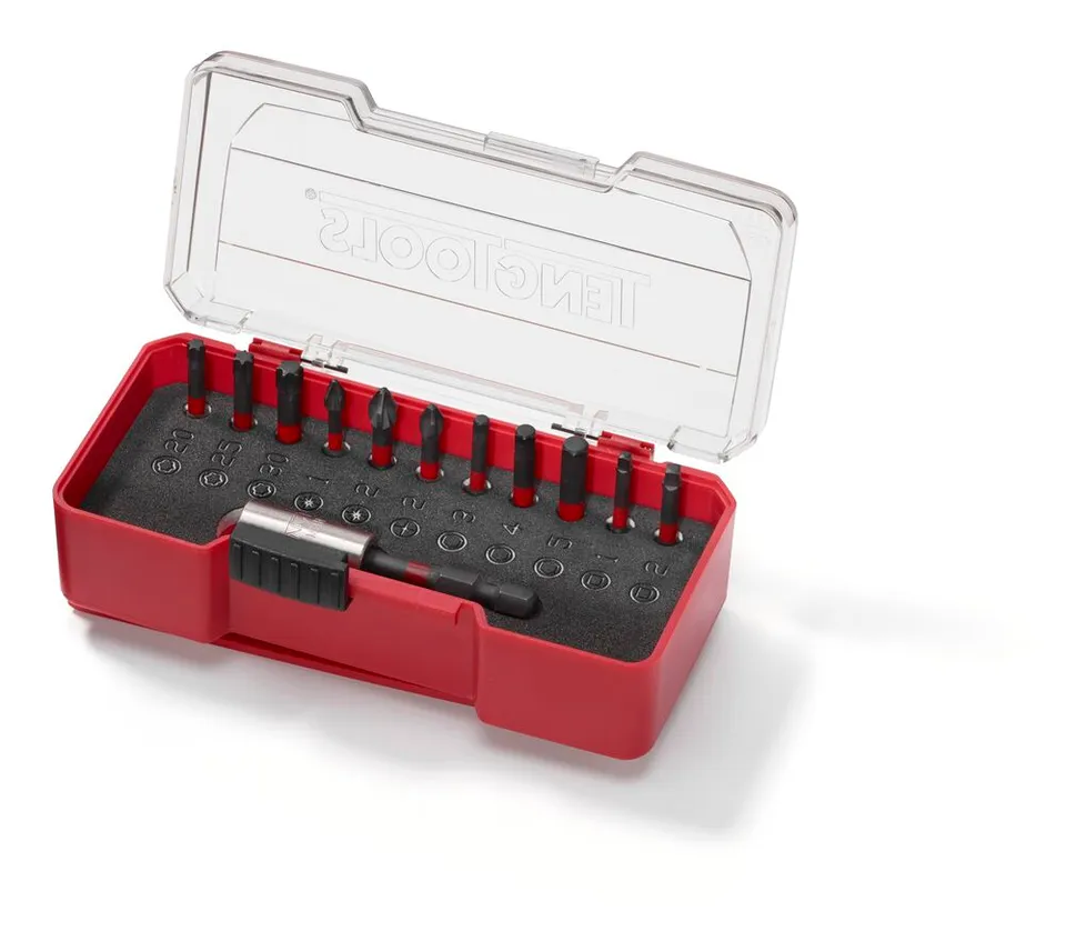 Teng Tools 12 pièces coffret embouts choc avec clip ceinture