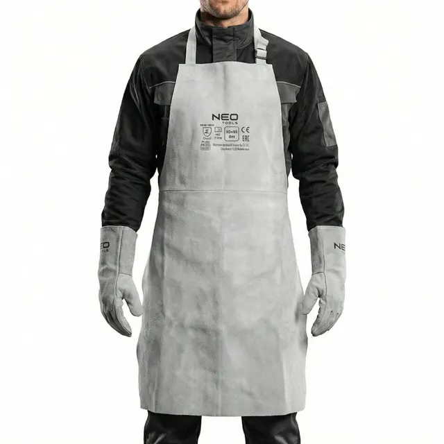 NEO TOOLS tablier de soudure cuir 60x90 cm