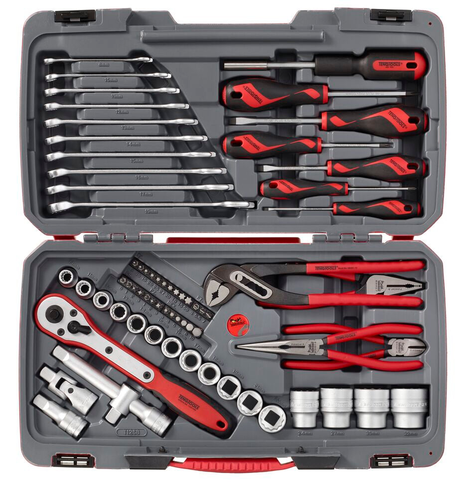 Teng Tools Mecca Pro coffret douilles 1/2" 68 pièces métrique