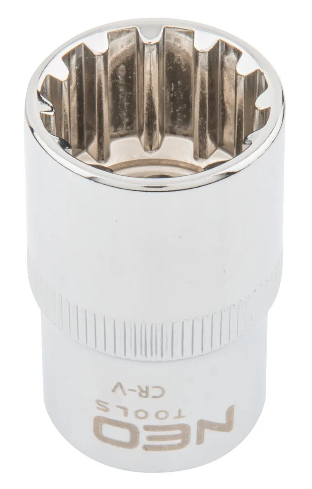 NEO TOOLS 08-584 Douille 1/2" 12 mm Spline Cr-V