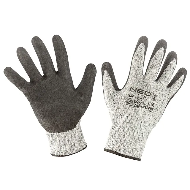 NEO TOOLS gants anti-coupure nitrile 4X43D polyester D
