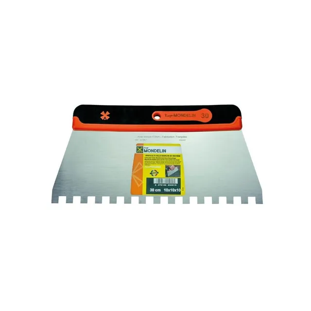 Mondelin spatule crantée 30 cm dents 6x6x6 colle