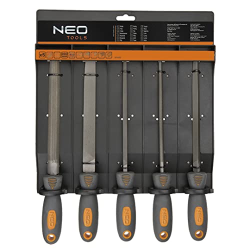 NEO TOOLS 37-610 jeu de limes 5 pièces acier T12