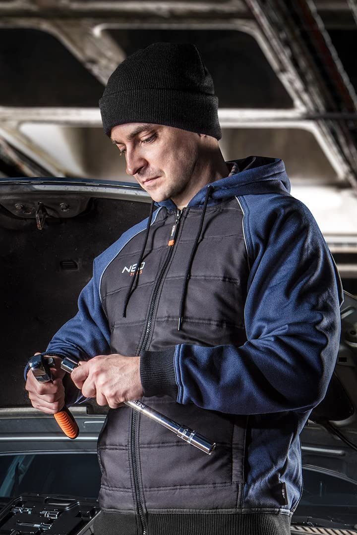 NEO TOOLS bonnet de travail noir doublure polaire hiver