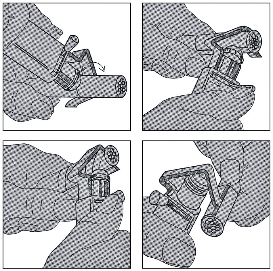 KS Tools 115.1256 outil à dénuder fils 8-28 mm