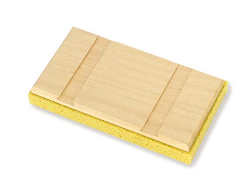 Mondelin plateau mousse pointu 14x27 cm recharge taloche