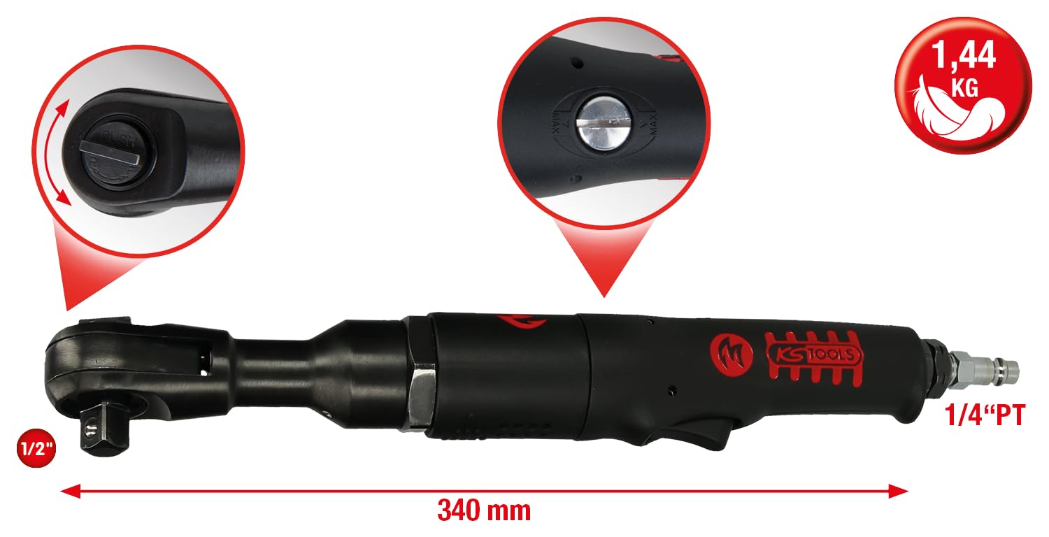 KS Tools 515.1185 Monster clé rochet pneumatique 1/2" 81 Nm