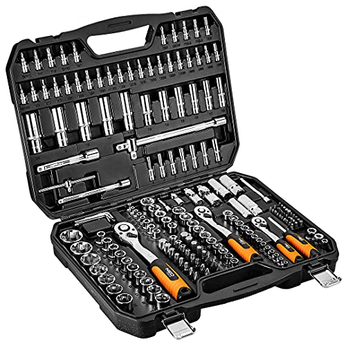 NEO TOOLS 08-680 coffret douilles 182 pièces 1/4-1/2