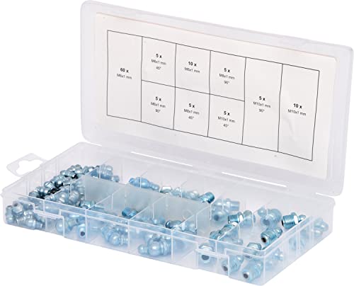 KS Tools 970.0030 assortiment graisseurs 110 pcs acier