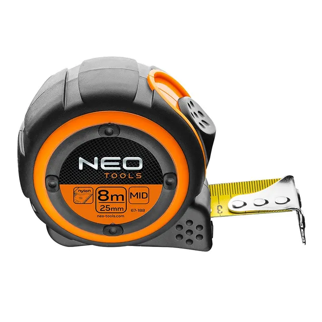 NEO TOOLS mètre ruban acier 8 m x 25 mm aimant