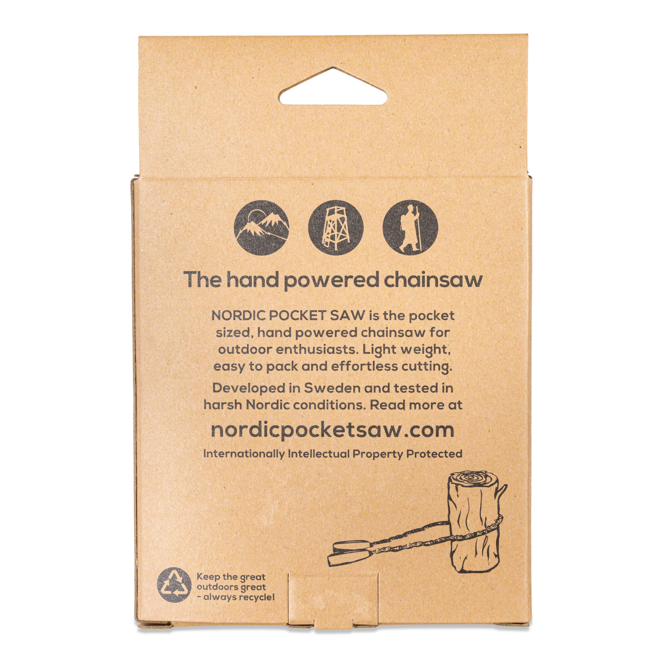 Nordic Pocket Saw Original scie de poche orange