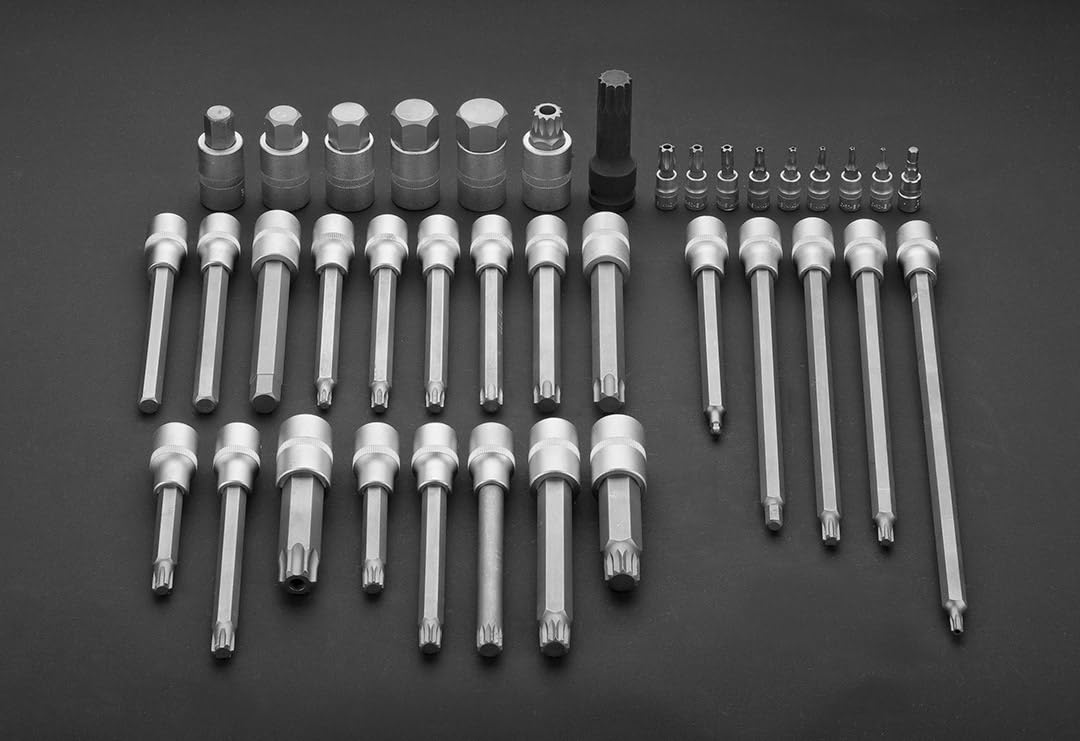 NEO TOOLS 08-710 coffret douilles embouts 38 pcs 1/2 1/4