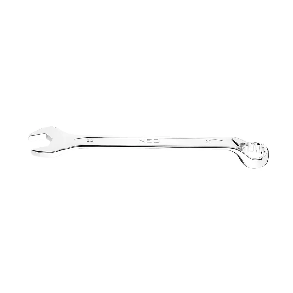 NEO TOOLS Clé Mixte Spline 22 mm Coudée Acier