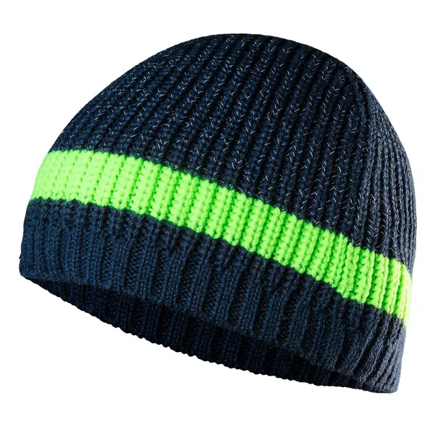 NEO TOOLS bonnet tricoté homme laine-acrylique réfléchissant