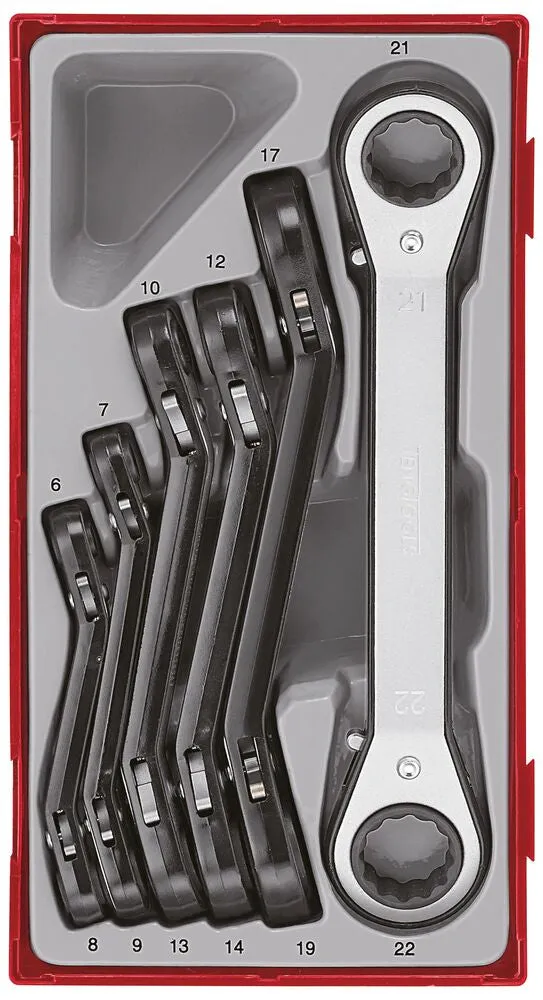 Teng Tools TT1 Jeu 6 clés mixtes à cliquet