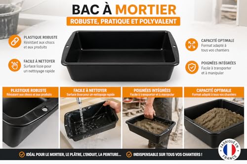 Mondelin Auge Maçon Plastique 35 L Poignées