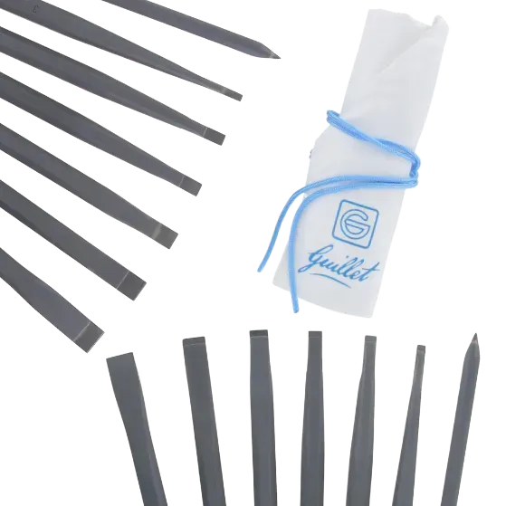 Guillet Triumph trousse ciseaux carbure granit 7 pieces