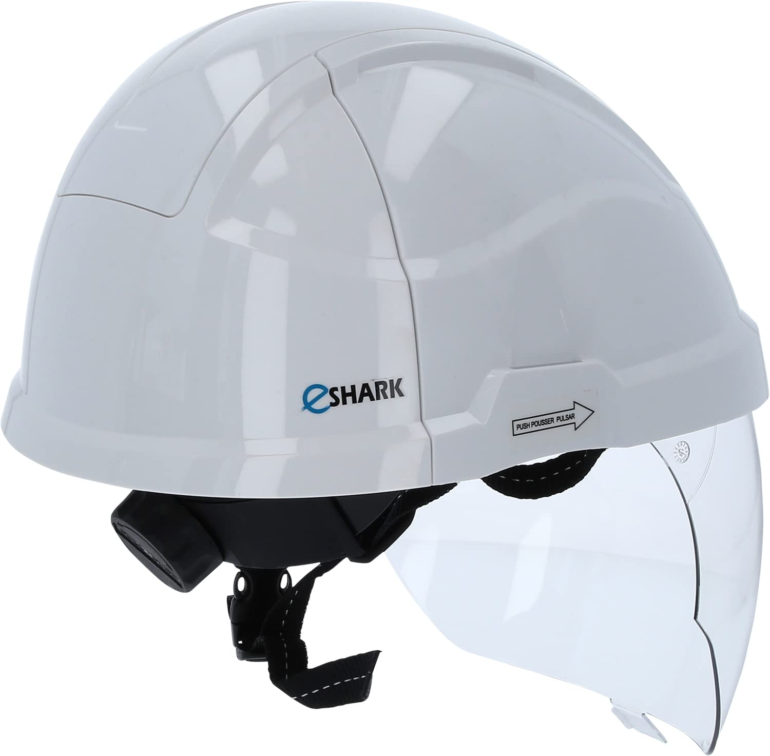 KS Tools 117.0118 casque de travail blanc avec visière
