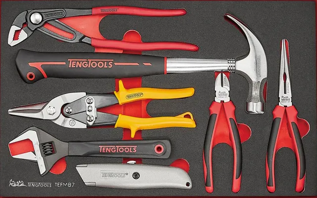 Teng Tools FOAM3 module mousse pinces marteaux 7 pcs