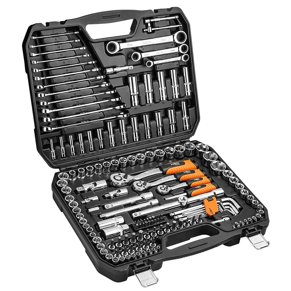 NEO TOOLS 08-668 coffret douilles 156 pièces CrV