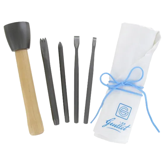 Guillet trousse 4 outils carbure massette 600g gravure