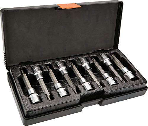 NEO TOOLS coffret 9 douilles Torx 1/2" T20-T60 100 mm