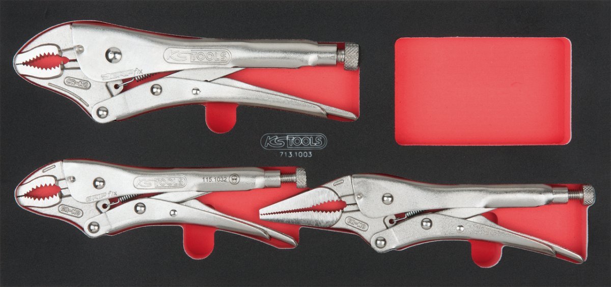 KS Tools Ergotop 713.7004 module 4 pinces isolées 1000V