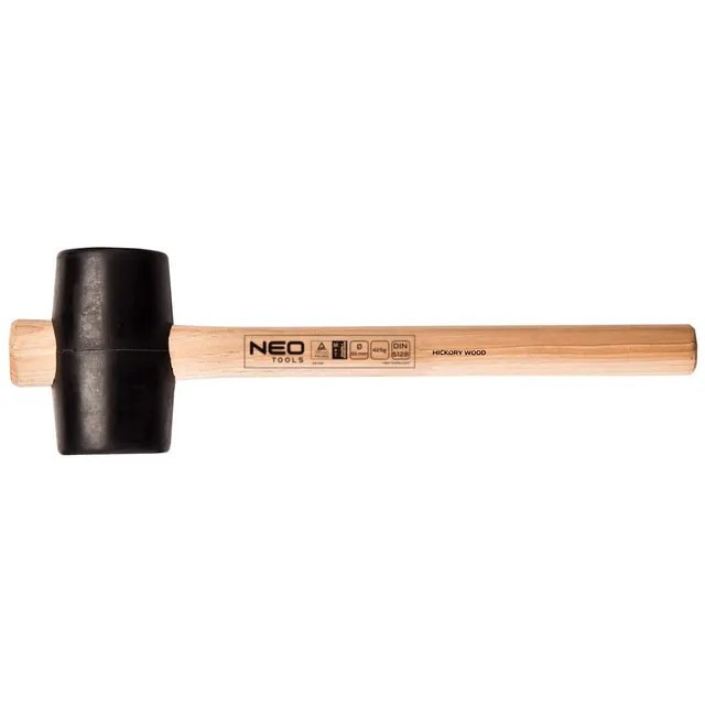 NEO TOOLS maillet caoutchouc 65 mm 425 g manche hickory