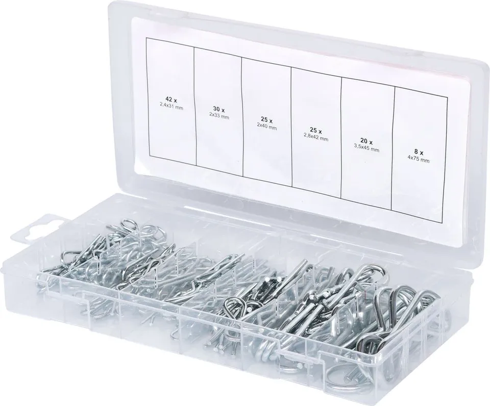 KS Tools 970.0060 jeu de goupilles Beta 150 pièces acier