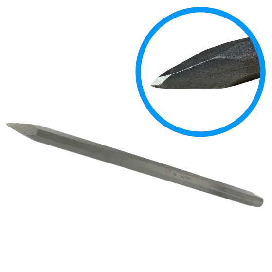 Guillet pointe broche acier pointe diamant calcaire