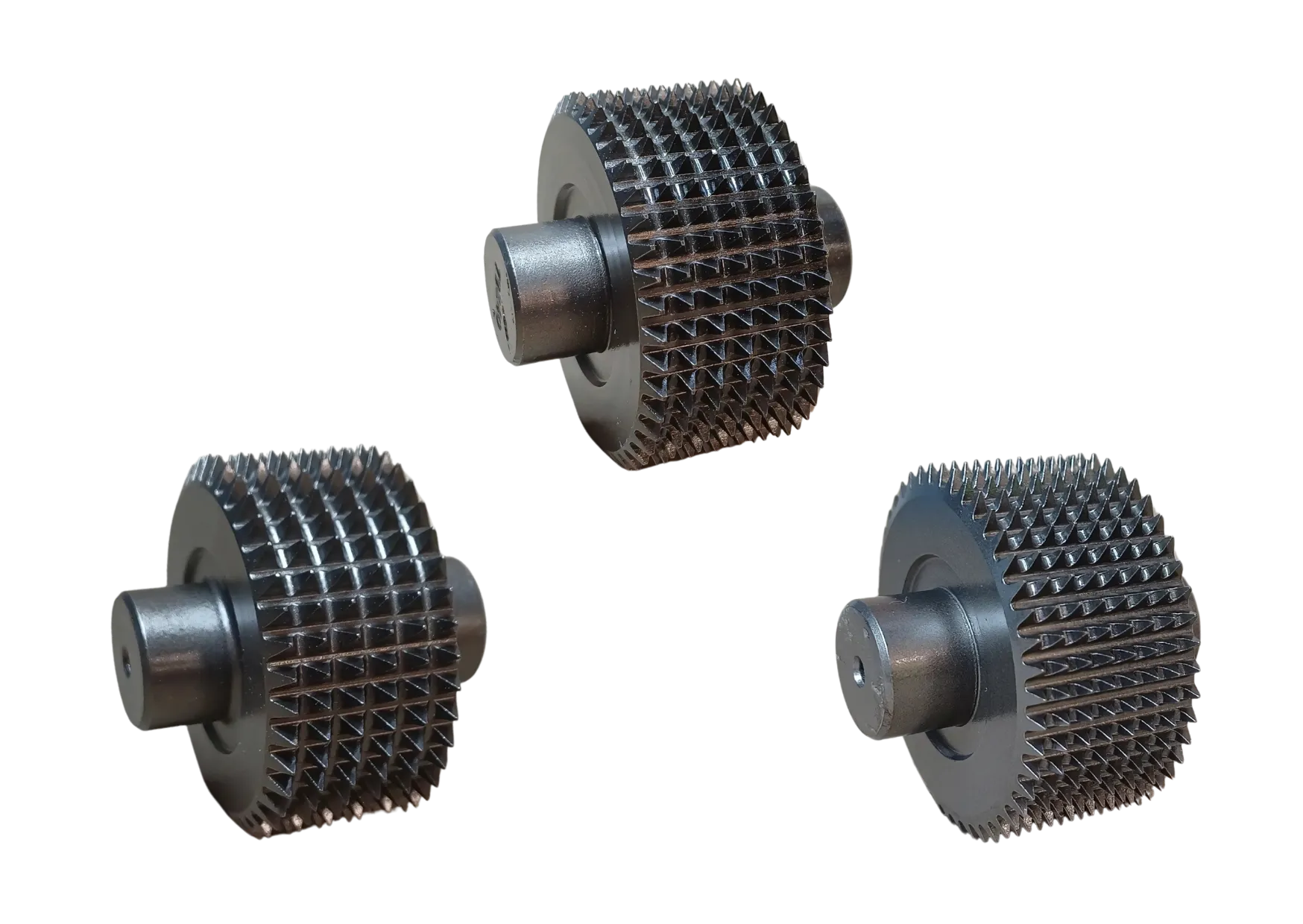 Guillet molette boucharde rotative 25 mm acier texturer