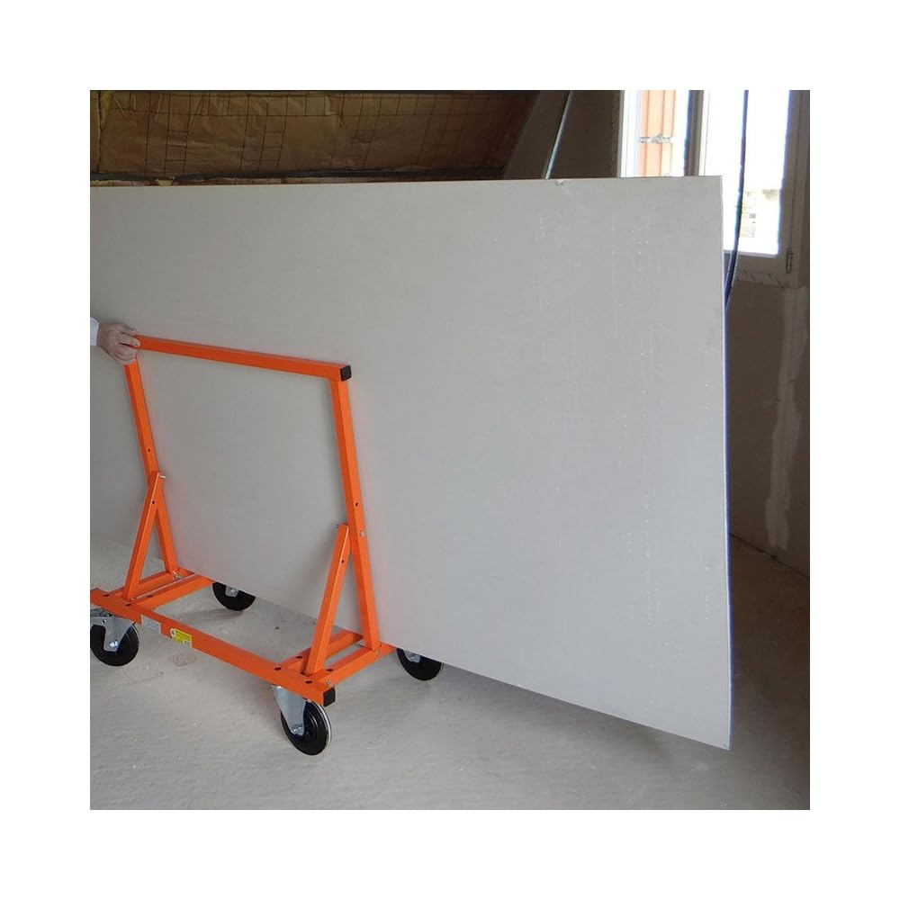 Mondelin chariot porte-plaques 4 roues 450 kg pliable
