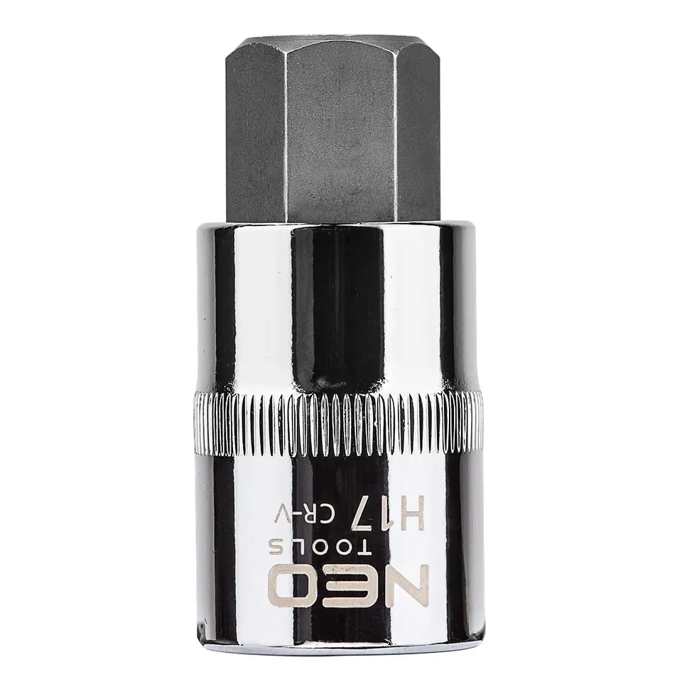 NEO TOOLS 08-777 Douille tournevis 1/2" H17 chrome-vanadium