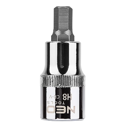 NEO TOOLS 08-773 Douille tournevis 1/2" H8 chrome-vanadium
