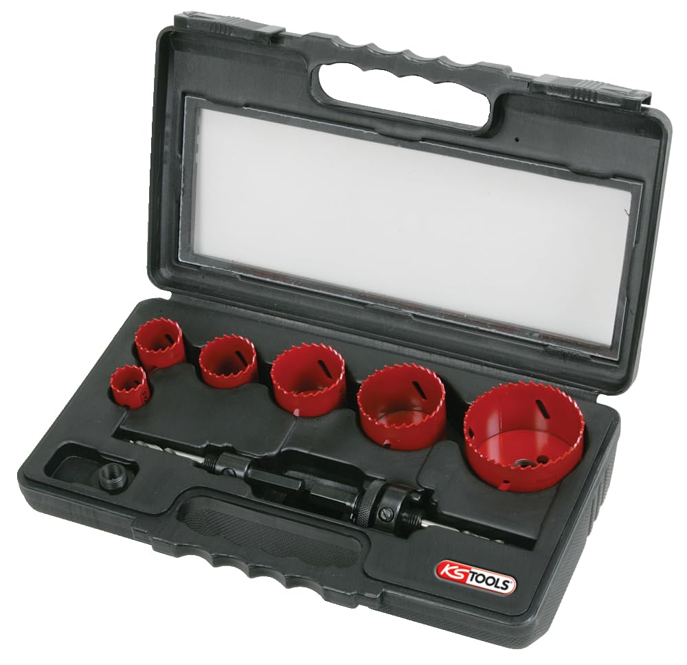 KS Tools 129.5550 Coffret 6 scies cloches 22-68 mm métal