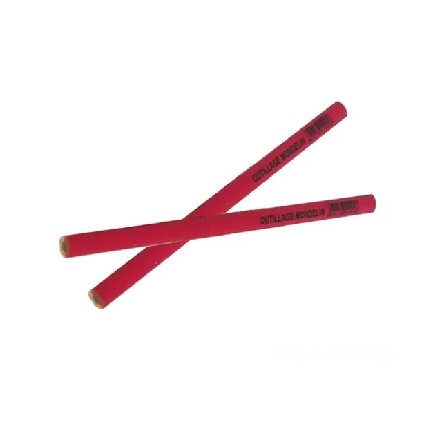 Mondelin crayons charpentier lot de 2 traçage bois