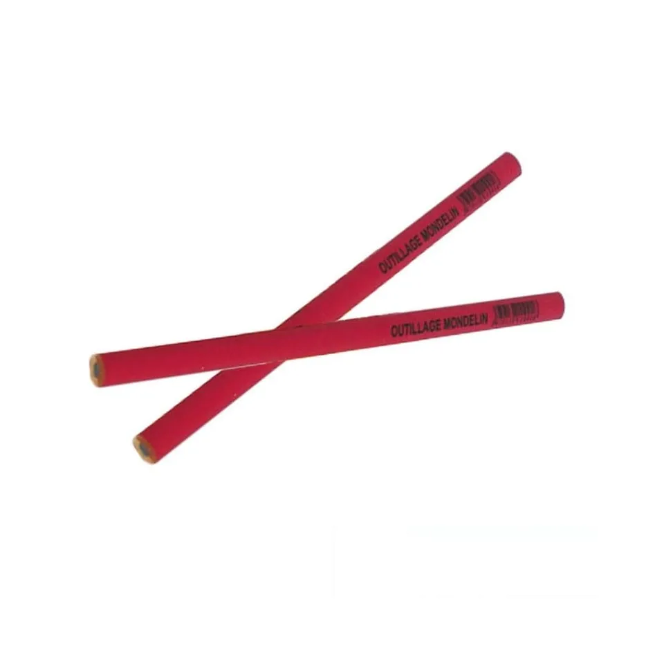 Mondelin crayons charpentier lot de 2 traçage bois