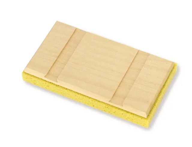 Mondelin plateau mousse pointu 14x27 cm recharge taloche