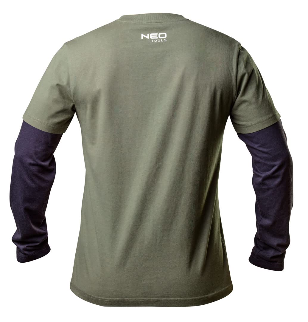 NEO TOOLS t-shirt manches longues Camo olive